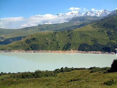 Lac de la Girotte et Mont Blanc - © Patrice Roatta - Juillet 2005