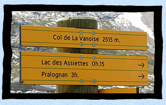 Panneau col de la Vanoise