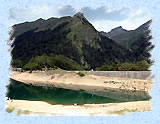 Le lac de Bious-Artigues et son barrage