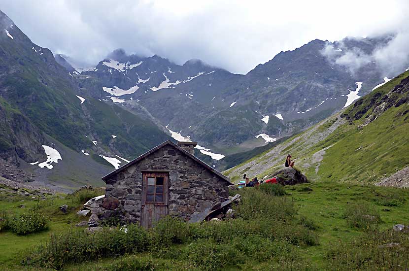 La cabane de l'Aup - 1650 m