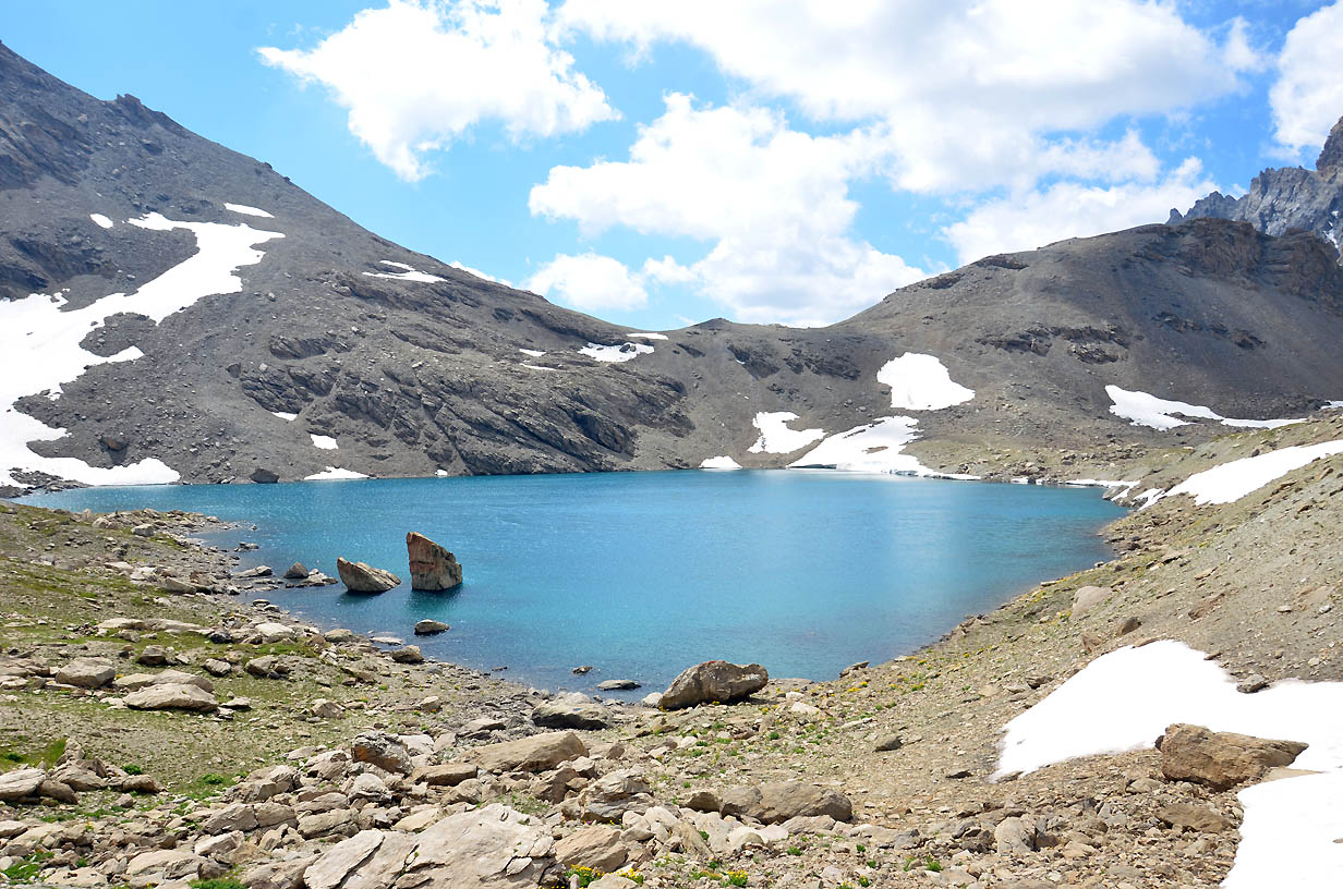 Le lac des Neuf Couleurs et le col de la Gypière | Jausiers 2017