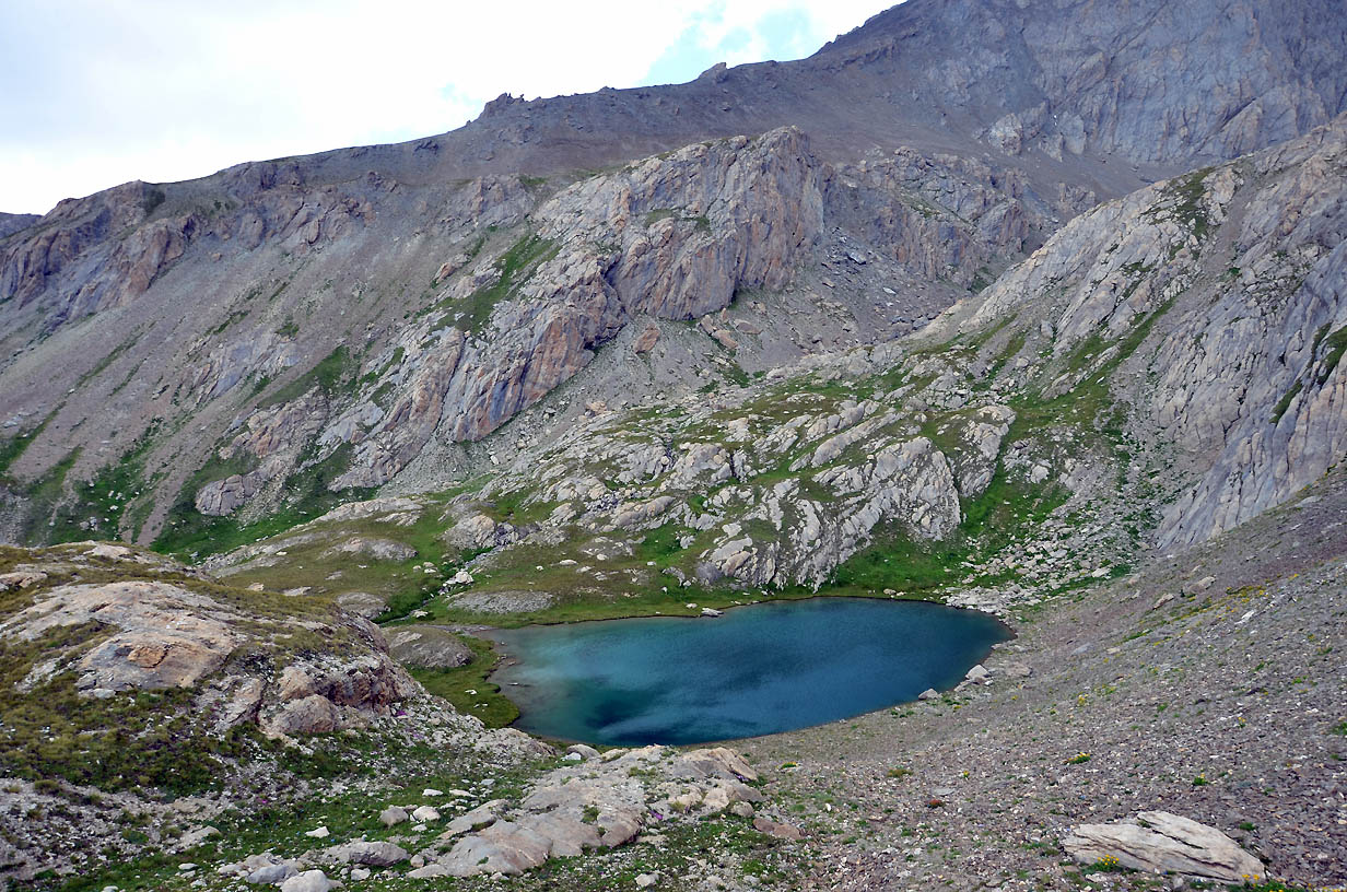 Le lac rond, sur le retour du lac des Neuf Couleurs | Jausiers 2017