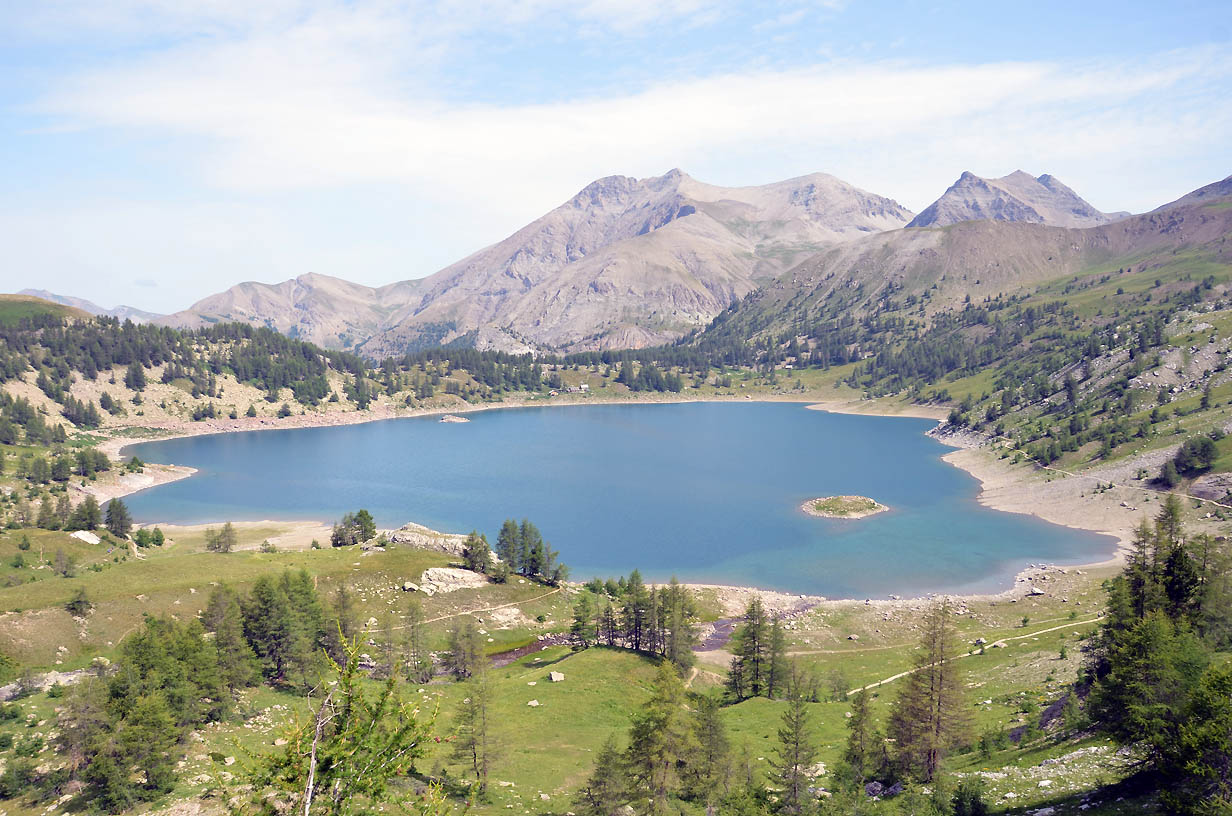 Vue sur le lac d'Allos | Jausiers 2017