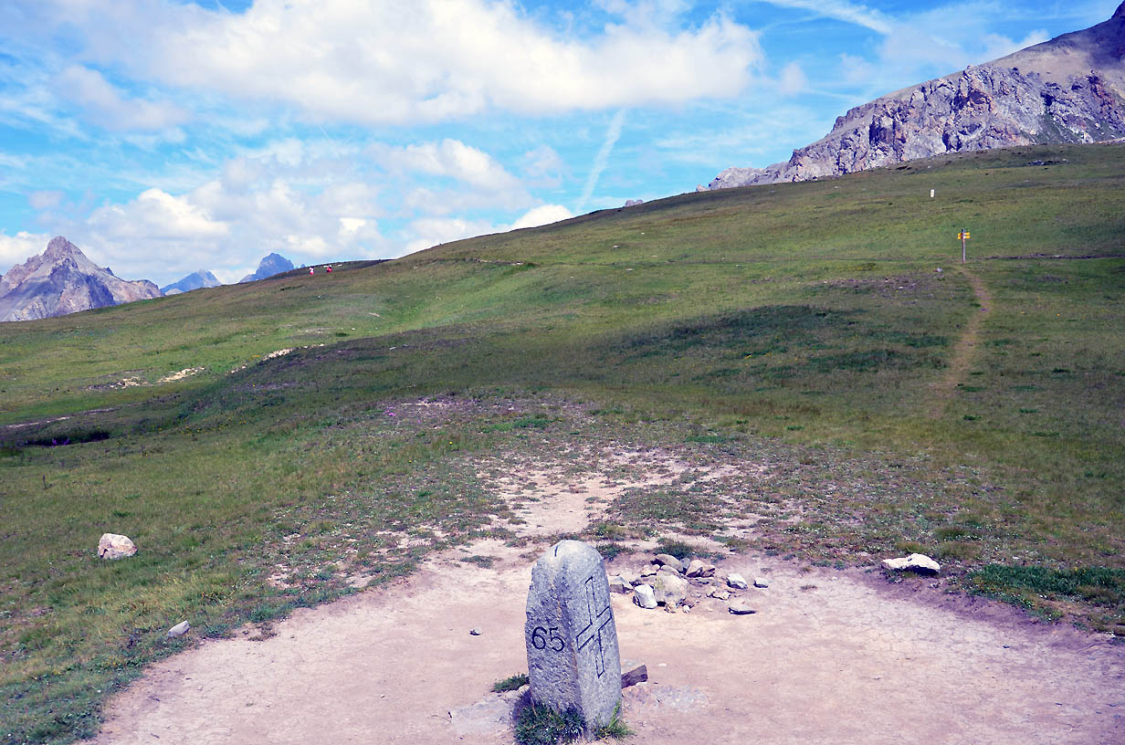 Ancienne borne sur la frontière franco-italienne | Jausiers 2017