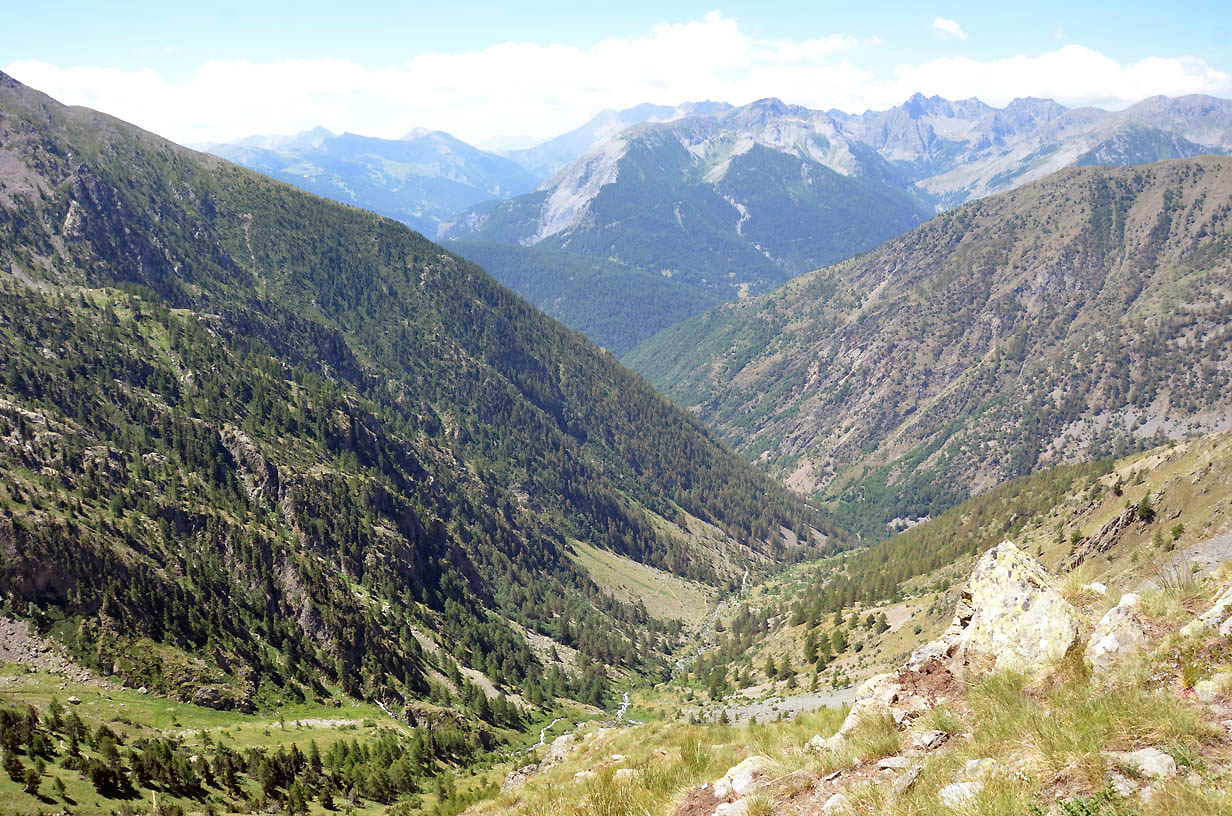 Vue sur le chemin de retour | Jausiers 2017