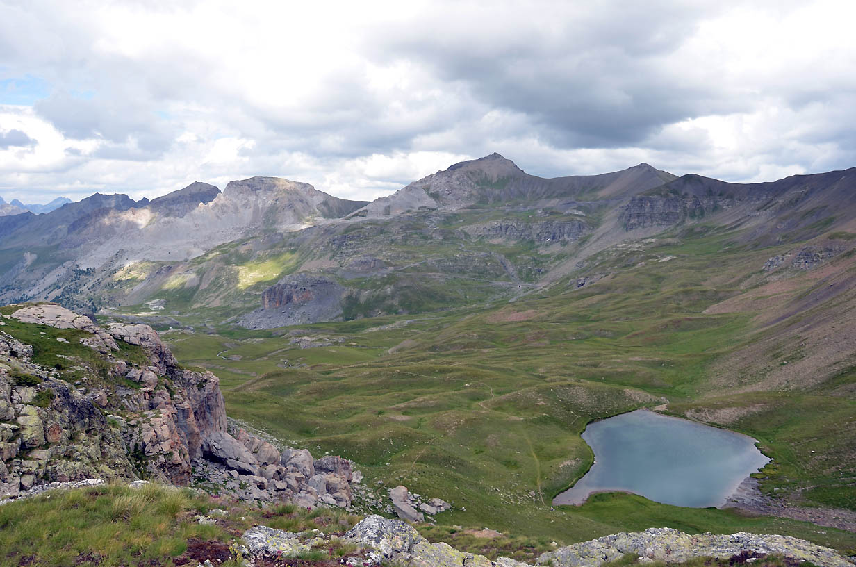 Le lac Verdet depuis les roches blanches | Jausiers 2017
