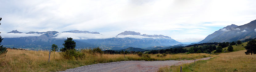 Vue panoramique sur le dvoluy