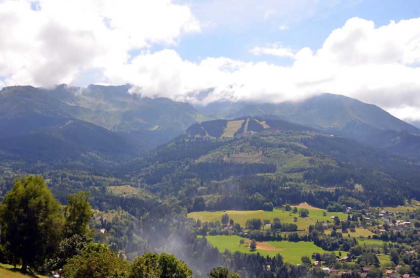 Vue sur la station de Prapoutel