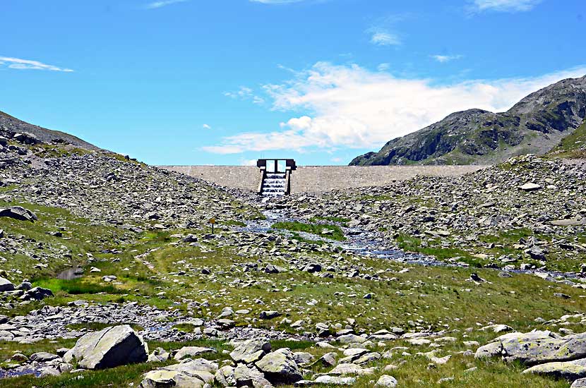 Barrage du lac du Cos