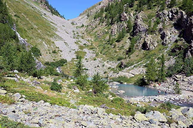 Le lac de la douche