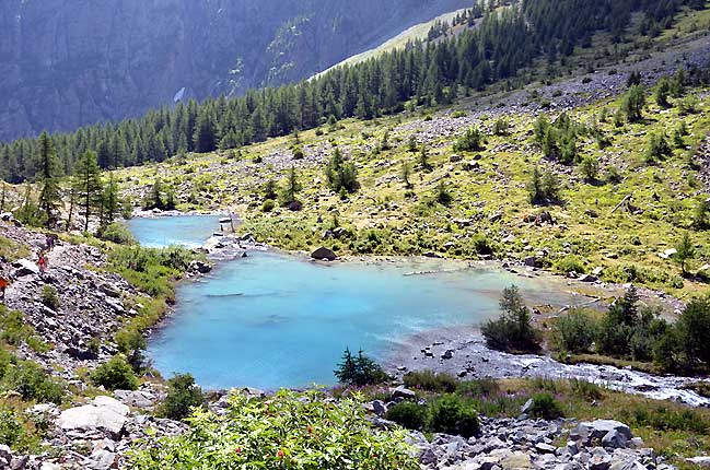 Le lac de la douche