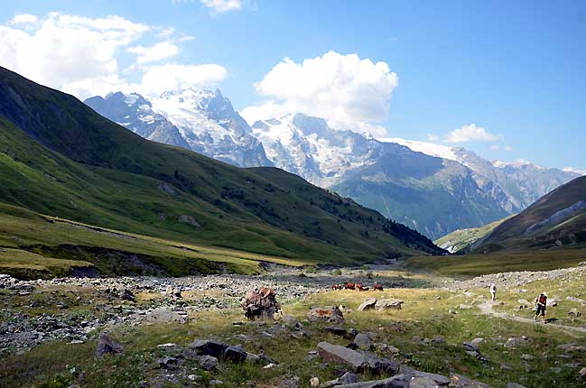 La valle du Maurian et la Meije