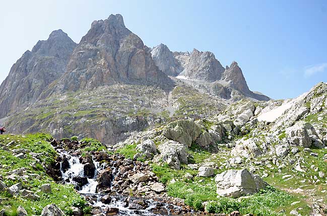 Pointe des Blanchets et les sources de la Clare