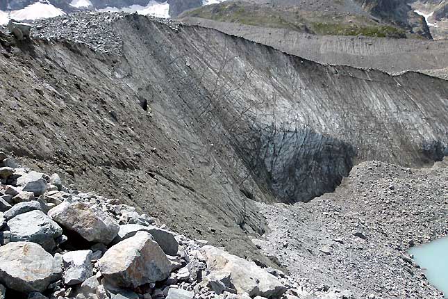 Lac et glacier