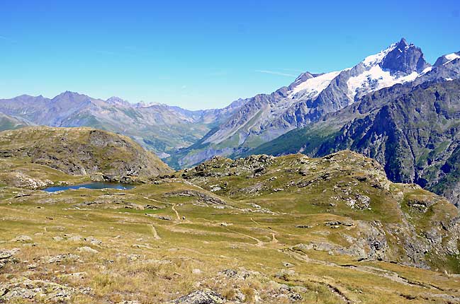 Lac Lerie, valle de la Romanche, la Meije