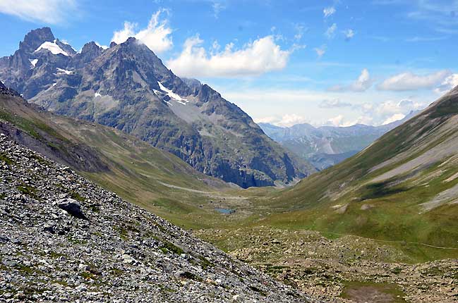 Le col d'Arsine et le lac de l'toile