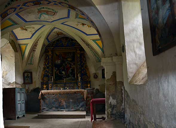 Plafond de la chapelle notre dame de la paix