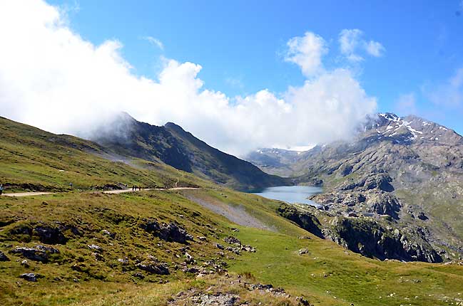 Le lac Bramant, le refuge