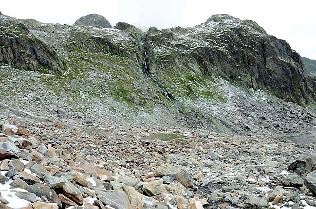 Ecoulement du lac de la Croix