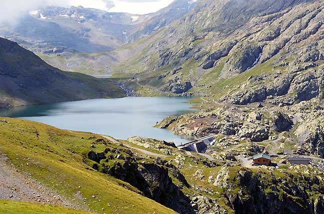 Le lac Bramant, le refuge