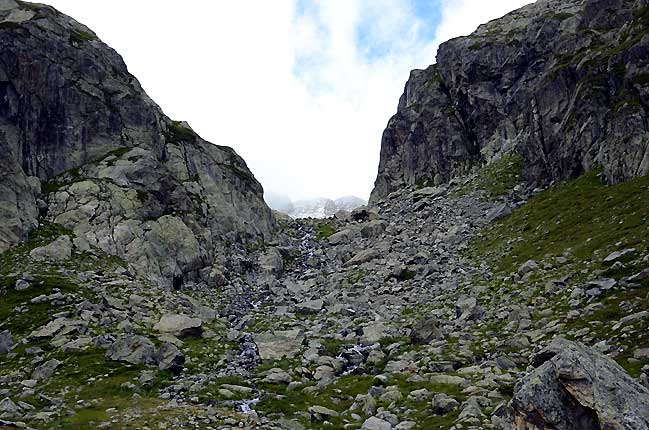 Le passage dans le torrent