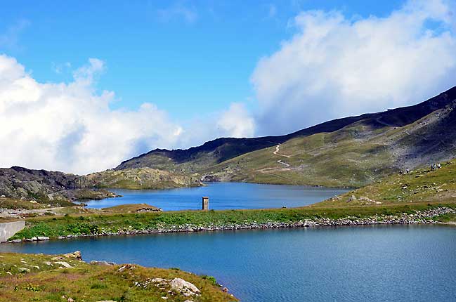 Lac Blanc et lac Bramant