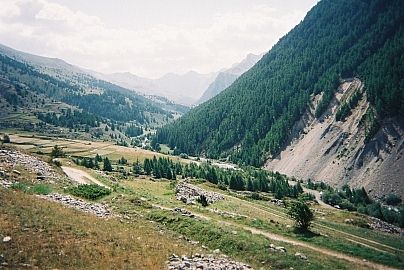 Vue sur la valle du Cristillan