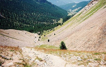 Le mur d'arrive et la fort traverse