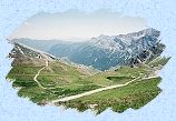 Panorama sur les alpes italiennes depuis le col d'Agnel
