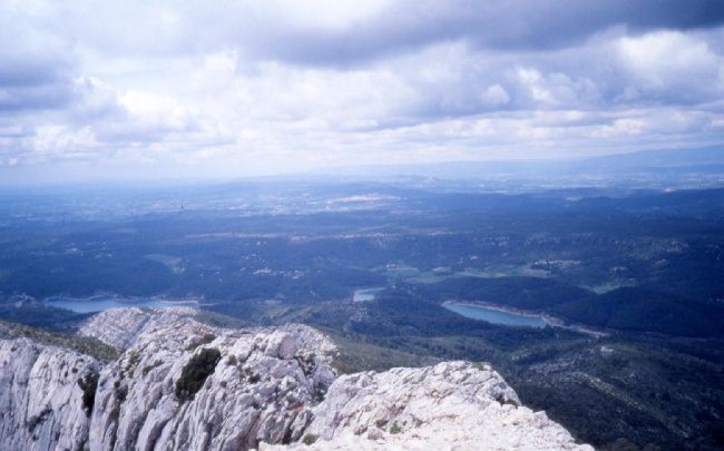 Depuis la croix de Provence, la valle de la Durance