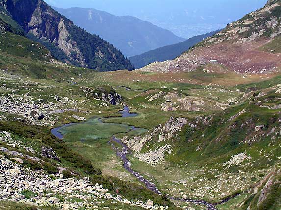 Chalet de Chiseraz, prs du lac vert