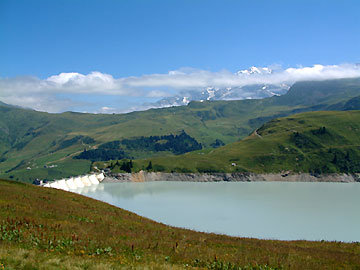 Lac et Barrage de la Girotte, Mont Blanc