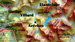 carte du Beaufortain