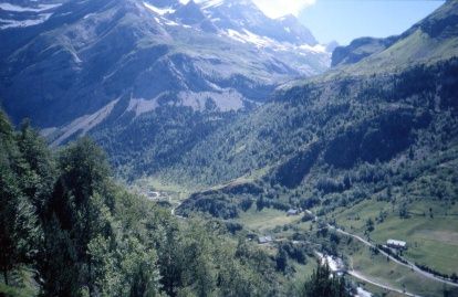 La valle du gave par le balcon