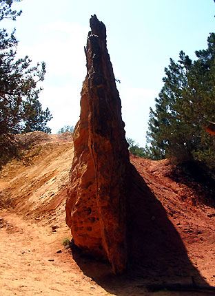 Mur d'ocre