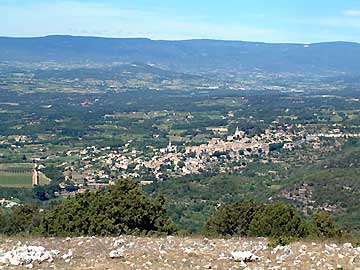 Bonnieux et les monts du Ventoux