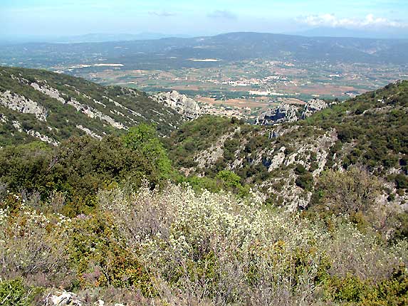 Panorama sur les monts de Vaucluse