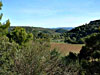Paysage, au loin la Ste Victoire - Luberon - Provence