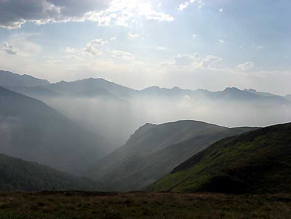 Sur la route du col d'Aubisque