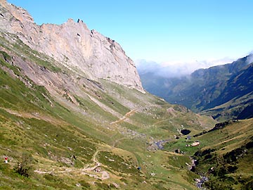 La monte au lac