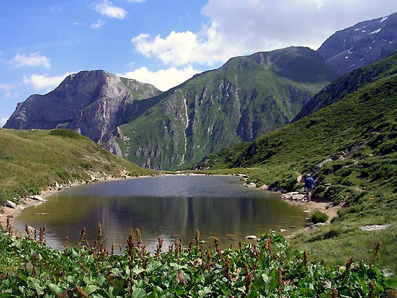 Le lac de chalet-clou