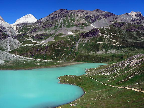 Lac blanc et roc du Soufre