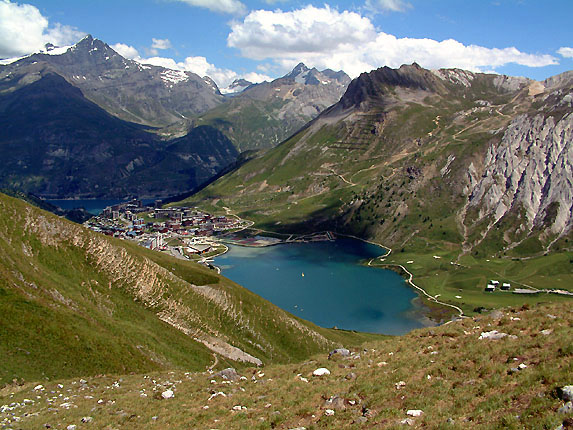 Tignes le Lac, Grande Sassire et Tsanteleina