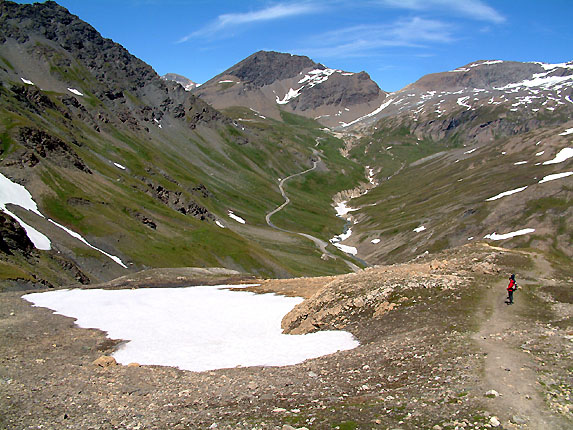 Vers le col du Fours