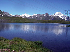Lac Longet, Aiguille de Tr la Tte, Mont Blanc