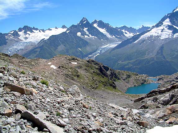 Glacier d'Argentires et glacier du Tour