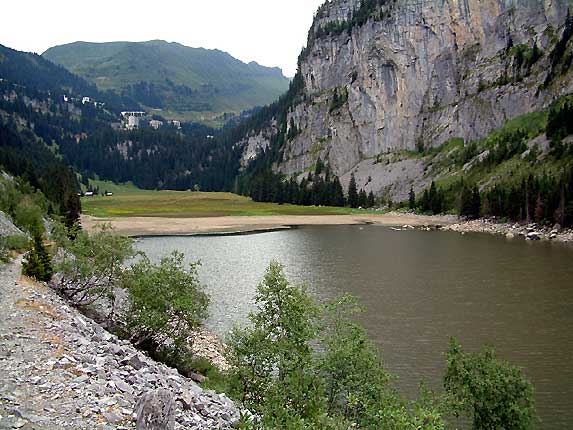 Le lac sous un angle plus avantageux