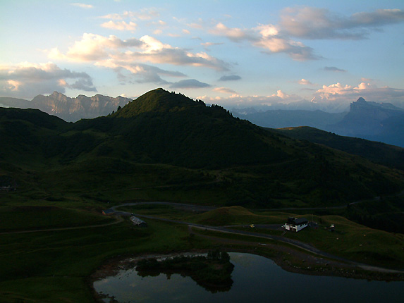 Le col au matin