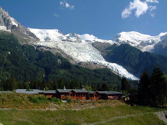 Le glacier des Bossons