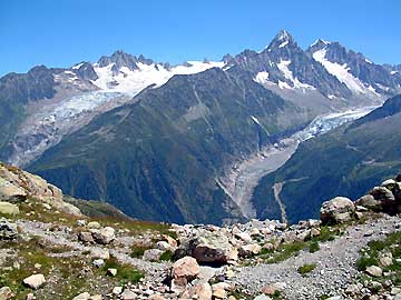 Glaciers d'Argentire et du Tour